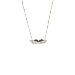 925 Sterling Silver Angel Wings Necklace - Nusrettaki