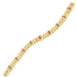 925 Sterling Silver Anturage Drop Zultanite Stone Bracelet - Nusrettaki