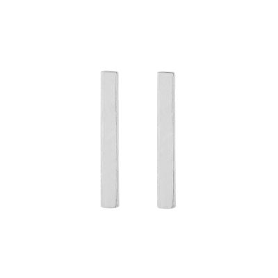 925 Sterling Silver Bar Studs - 3