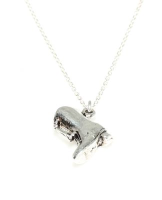 925 Sterling Silver Boots Necklace - 6