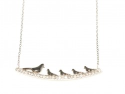 925 Sterling Silver Dove Necklace - Nusrettaki (1)