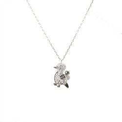 925 Sterling Silver Duck Necklace - 1