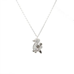 925 Sterling Silver Duck Necklace - Nusrettaki