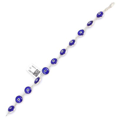 925 Sterling Silver Evil Eye Bracelet - 2