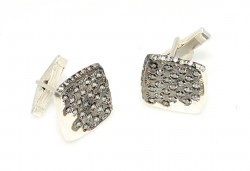 925 Sterling Silver Fihi Ma Fih Models Cufflink - Nusrettaki