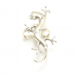 925 Sterling Silver Gecko Models Ring - Nusrettaki