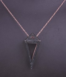 925 Sterling Silver Lantern Necklace - 5
