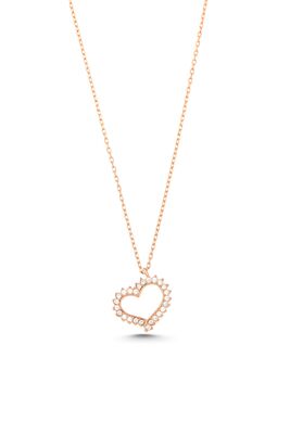 925 Sterling Silver Love Heart Design Necklace - 2