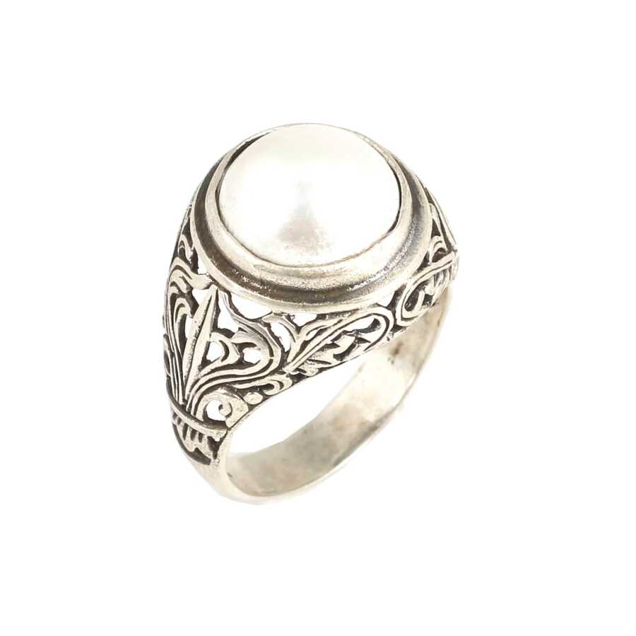 Shop Pearl Men's 925 Ring Silver | Silverwholesale925
