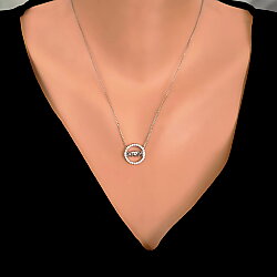 925 Sterling Silver Mom Written Necklace - Nusrettaki