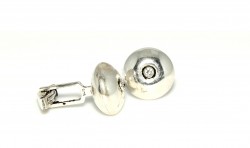 925 Sterling Silver Press Cufflink - Nusrettaki (1)