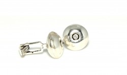 925 Sterling Silver Press Cufflink - 2