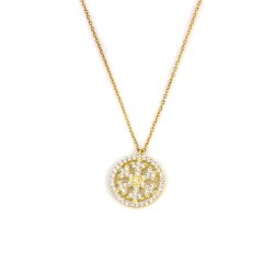 925 Sterling Silver Snowflake in a Hoop Necklace with White Zirconium - Nusrettaki (1)