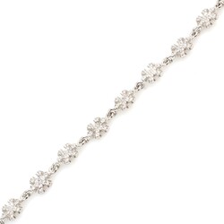 925 Sterling Silver Snowflake Model Bracelet - 2
