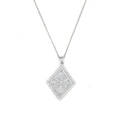 925 Sterling Silver Snowflake Necklace - Nusrettaki (1)