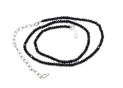 925 Sterling Silver Spinel Anklet - 1