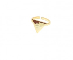 925 Sterling Silver Triangle Ring - 5