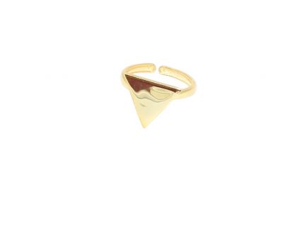 925 Sterling Silver Triangle Ring - 5