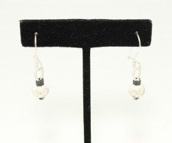 999 Silver Kazaz Handmade Knot Ball Earrings - Nusrettaki (1)
