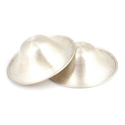 999 Ayar Gümüş Göğüs Ucu Koruyucu Kapakları - Nusrettaki (1)