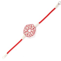 999 Sterling Silver Love Knot Design Bracelet - 3