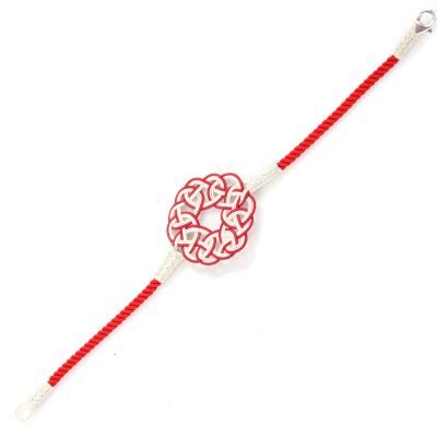 999 Sterling Silver Love Knot Design Bracelet - 3