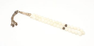 Silver Prayer Beads with Moonstone - 3