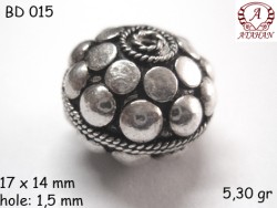 Gümüş Top, Boncuk - BD015 - Nusret