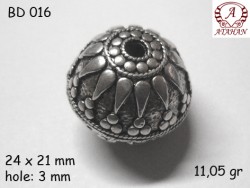 Gümüş Top, Boncuk - BD016 - Nusret