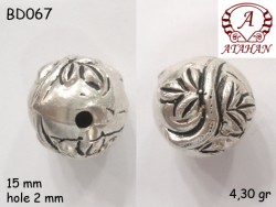 Gümüş Top, Boncuk - BD067 - Nusret