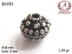 Gümüş Top, Boncuk - BD091 - Nusret