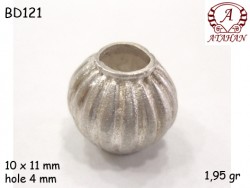 Gümüş Top, Boncuk - BD121 - Nusret