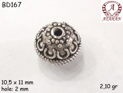 Gümüş Top, Boncuk - BD167 - Nusret