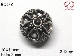 Gümüş Top, Boncuk - BD172 - Nusret