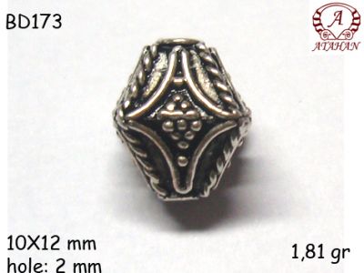 Gümüş Top, Boncuk - BD173 - 1