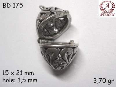 Gümüş Top, Boncuk - BD175 - 1