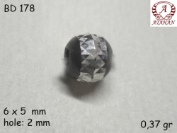Gümüş Top, Boncuk - BD178 - Nusret