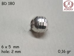 Gümüş Top, Boncuk - BD180 - Nusret
