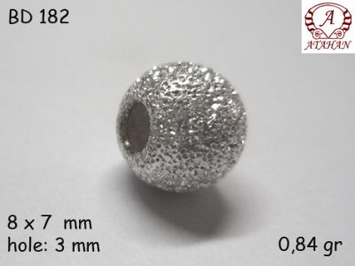 Gümüş Top, Boncuk - BD182