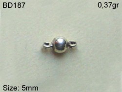 Gümüş Top, Boncuk - BD187 - Nusret