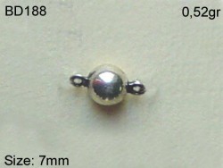 Gümüş Top, Boncuk - BD188 - Nusret