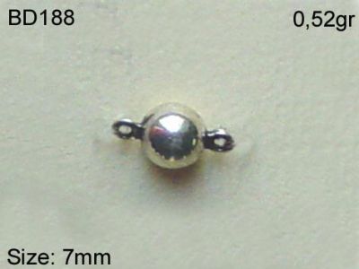 Gümüş Top, Boncuk - BD188 - 1