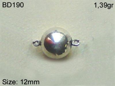 Gümüş Top, Boncuk - BD190 - 1