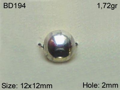 Gümüş Top, Boncuk - BD194 - 1