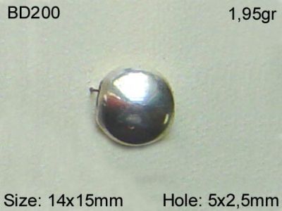 Gümüş Top, Boncuk - BD200 - 1