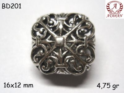 Gümüş Top, Boncuk - BD201 - 1