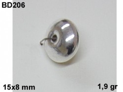 Gümüş Top, Boncuk - BD206 - Nusret
