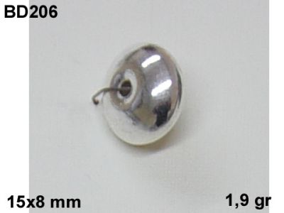 Gümüş Top, Boncuk - BD206 - 1