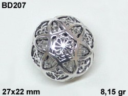 Gümüş Top, Boncuk - BD207 - Nusret