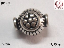 Gümüş Top, Boncuk - BD211 - Nusret